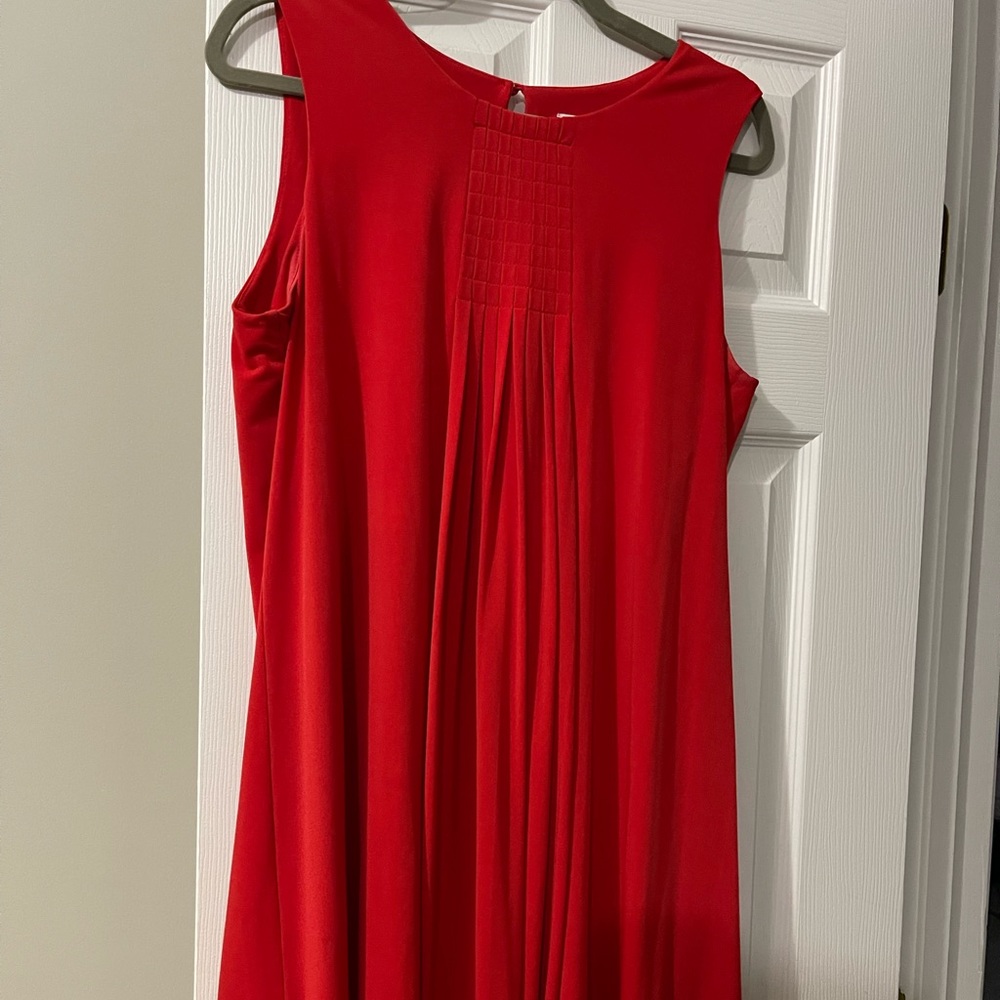 Calvin Klein orange dress